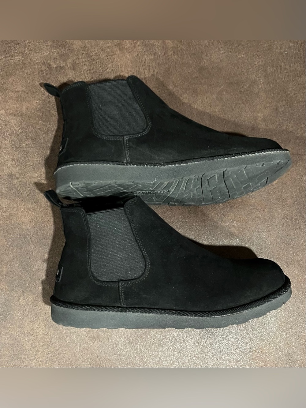 Black Chelsea Slip-On Ankle Boots - Women